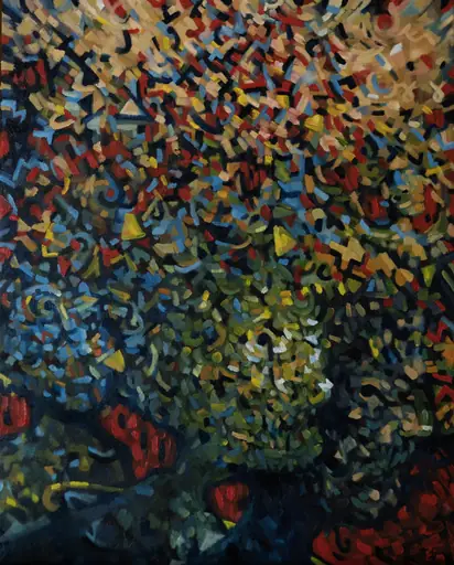 Voices in My head, 2022, oil on canvas